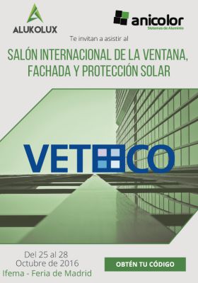 VETECO de la mano de ALUKOLUX y ANICOLOR